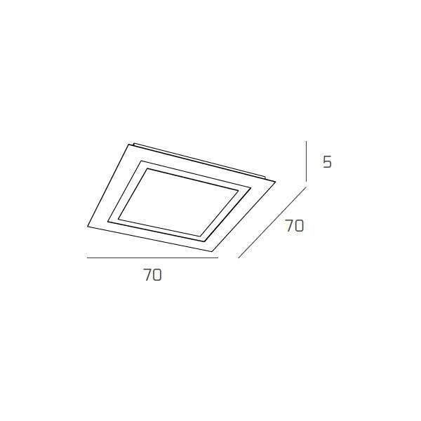 1137/70-SA CARPET 70X70 4 LUCI SABBIA