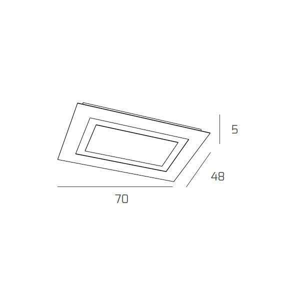 1137/RG-BI CARPET RETTANGOLARE GRANDE 4 LUCI BIANCO