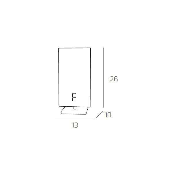 1148/P UPGRADE PORTATILE 1 LUCE CROMO