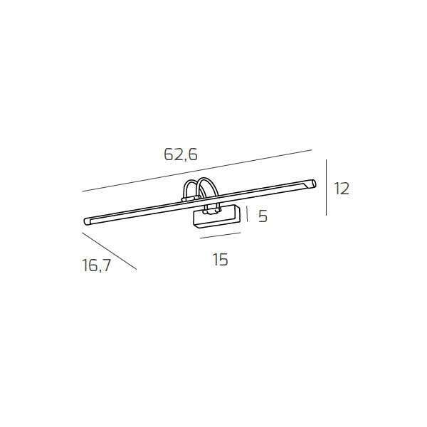 1150/AG C-NS HEAT APPLIQUE GRANDE LUCE CALDA NICKEL SATINATO