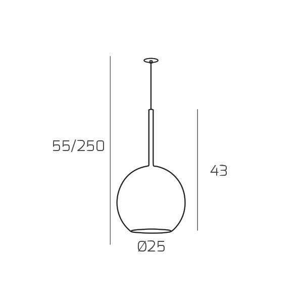 1155INCBI/SG-RA FUTURE SOSP. 1 LUCE GRANDE RAME E ROSONE DA INCASSO BIANCO