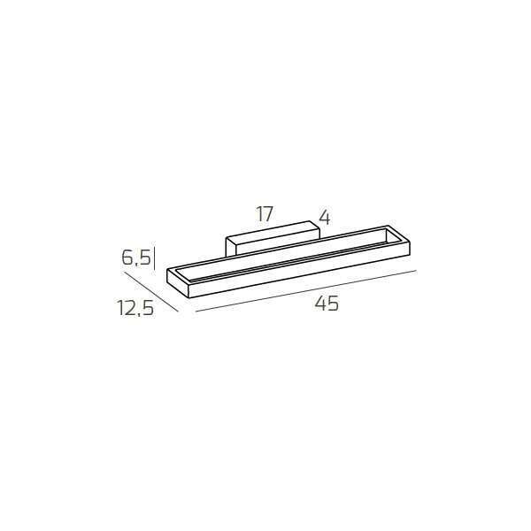 1182/AP-BI DNA APPLIQUE PICCOLO BIANCO
