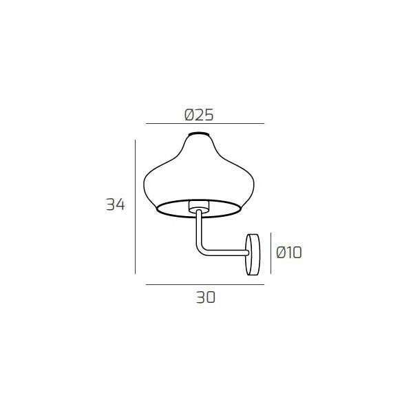 1191BI/AT-RU DRESS APPLIQUE BIANCO VETRO PICCOLO RUBINO