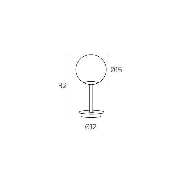 1198/P CLEAR PORTATILE 1 LUCE