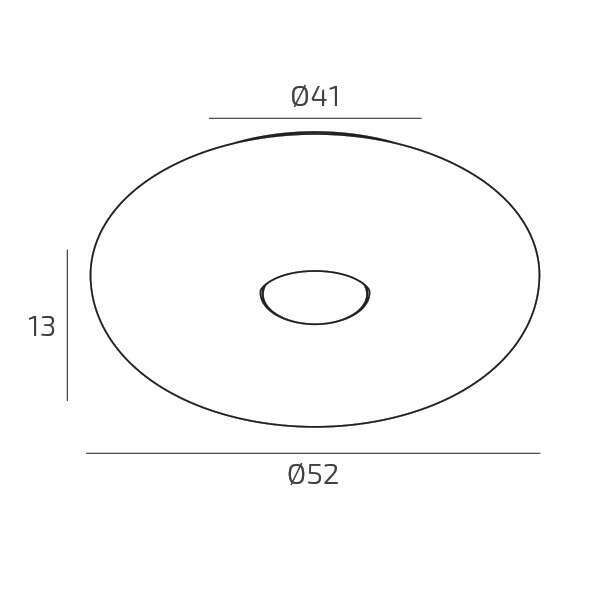 1217/PLG BENNY APPLIQUE/PLAFONIERA 52 CM. 4 LUCI VETRO OPALE SAT. + 3 DECORI INCLUSI (BI+NE+SA)