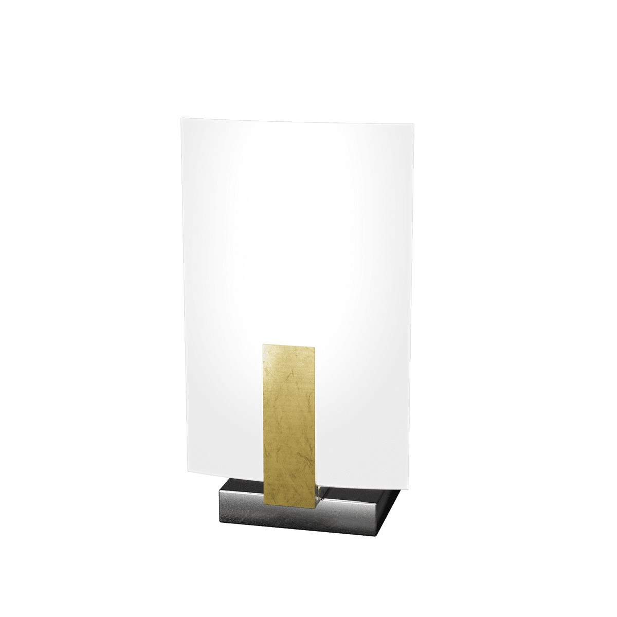 1019/P-FO WOOD PORTATILE 1 LUCE FOGLIA ORO