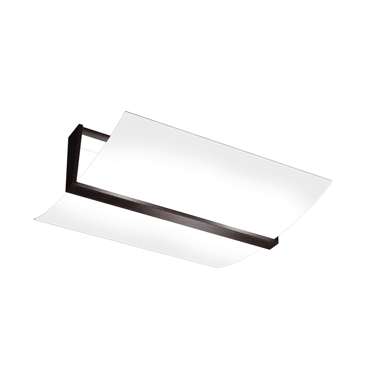1019/PL40-W WOOD PLAFONIERA CM.40 2 LUCI WENGE