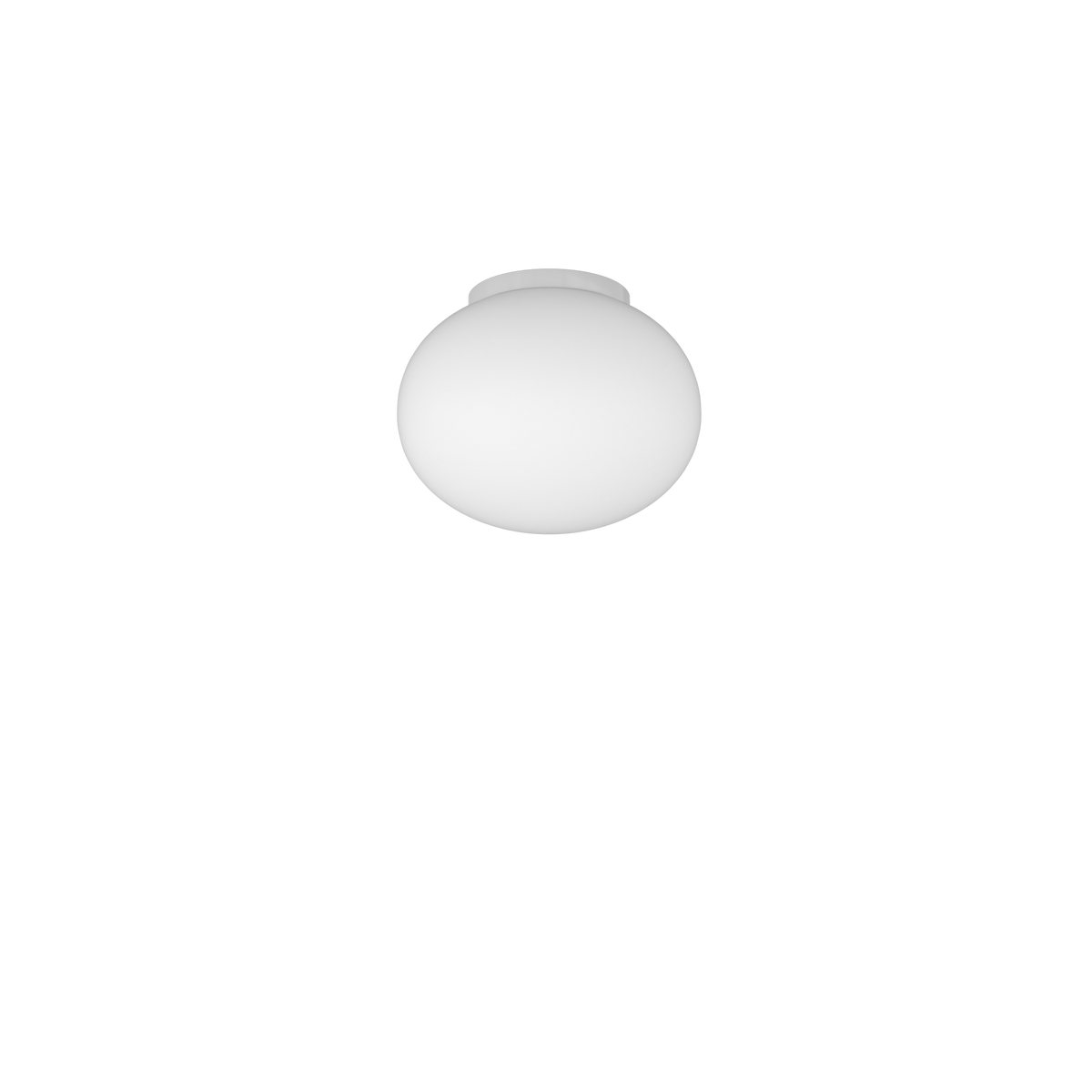 1092BI/PL28 SOFT PLAFONIERA BIANCO D.28 CM. 1 LUCE