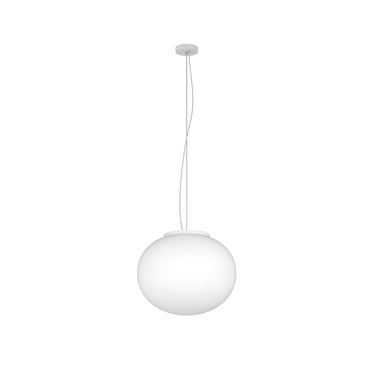1092BI/S35 SOFT SOSPENSIONE BIANCO D.35 1 LUCE