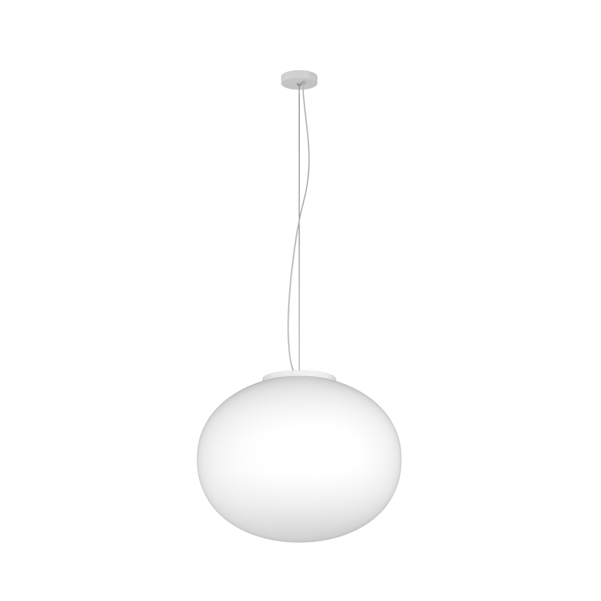 1092BI/S45 SOFT SOSPENSIONE BIANCO D.45 1 LUCE