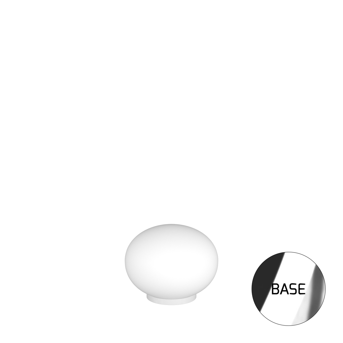1092CR/LT28 SOFT LAMPADA DA TAVOLO CROMO D.28 CM. 1 LUCE