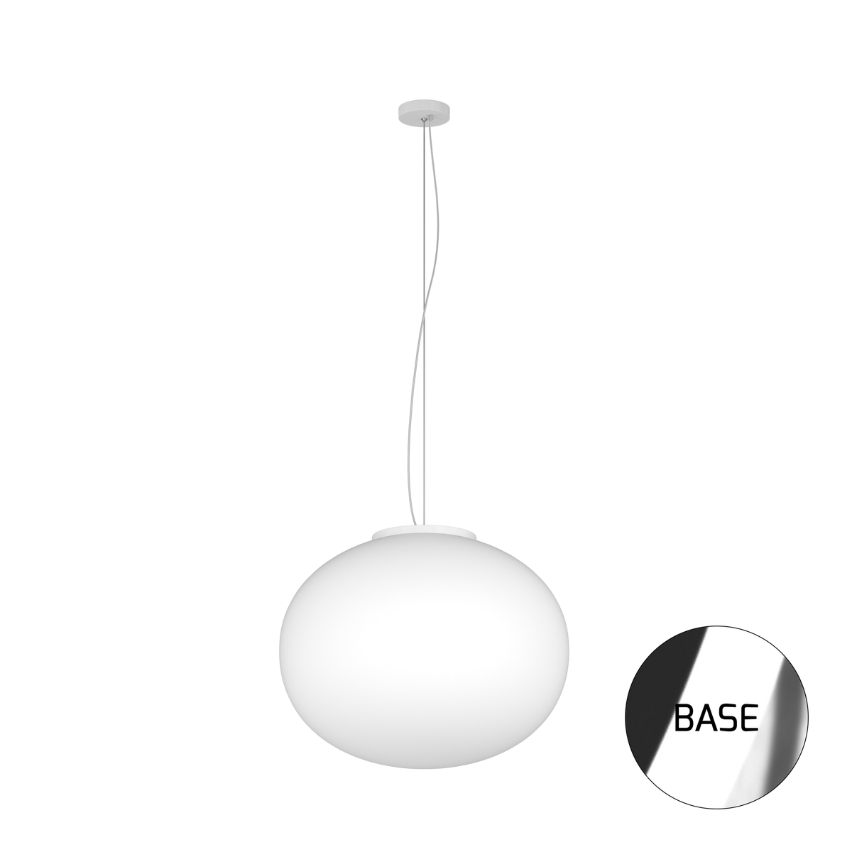 1092CR/S45 SOFT SOSPENSIONE CROMO D.45 1 LUCE
