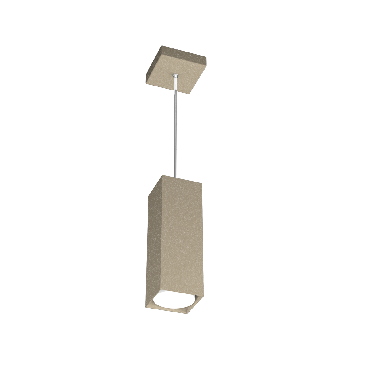 1127/S25-SA AREA SOSPENSIONE TUBO H.25 1 LUCE SABBIA
