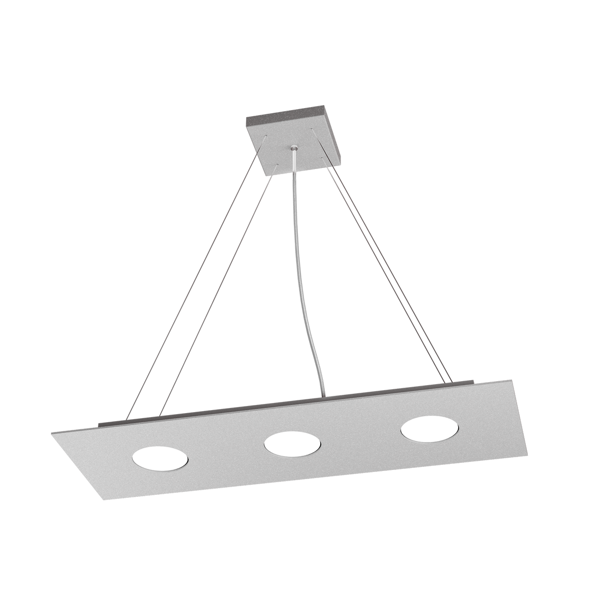 1127/S3 R-GR AREA SOSPENSIONE 3 LUCI GRIGIO
