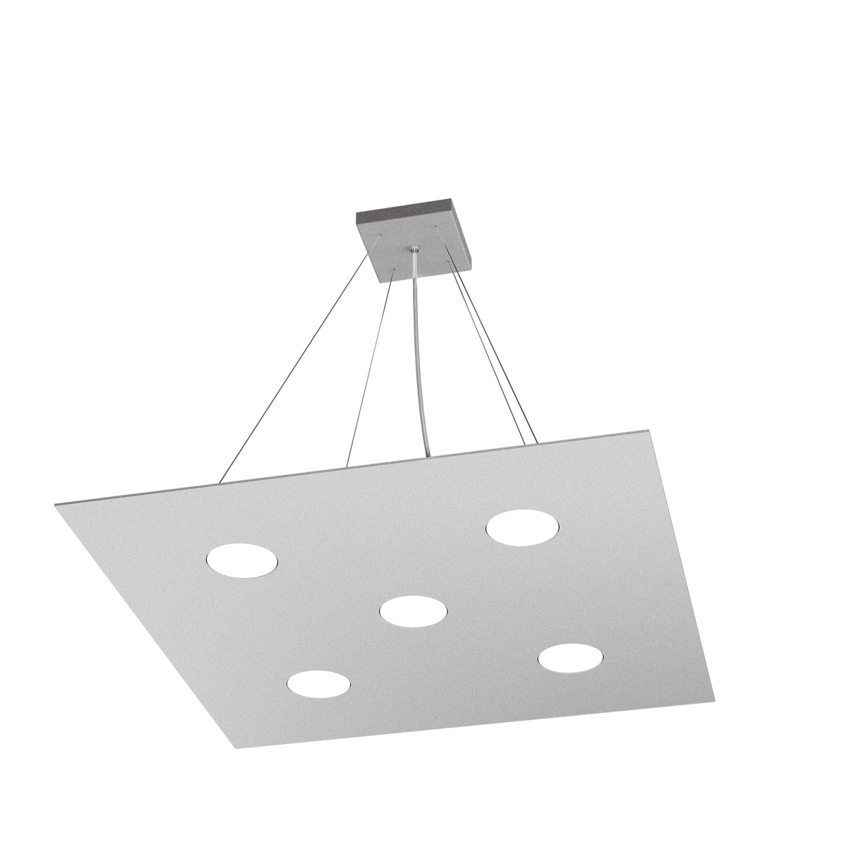 1127/S5-GR AREA SOSPENSIONE 5 LUCI GRIGIO