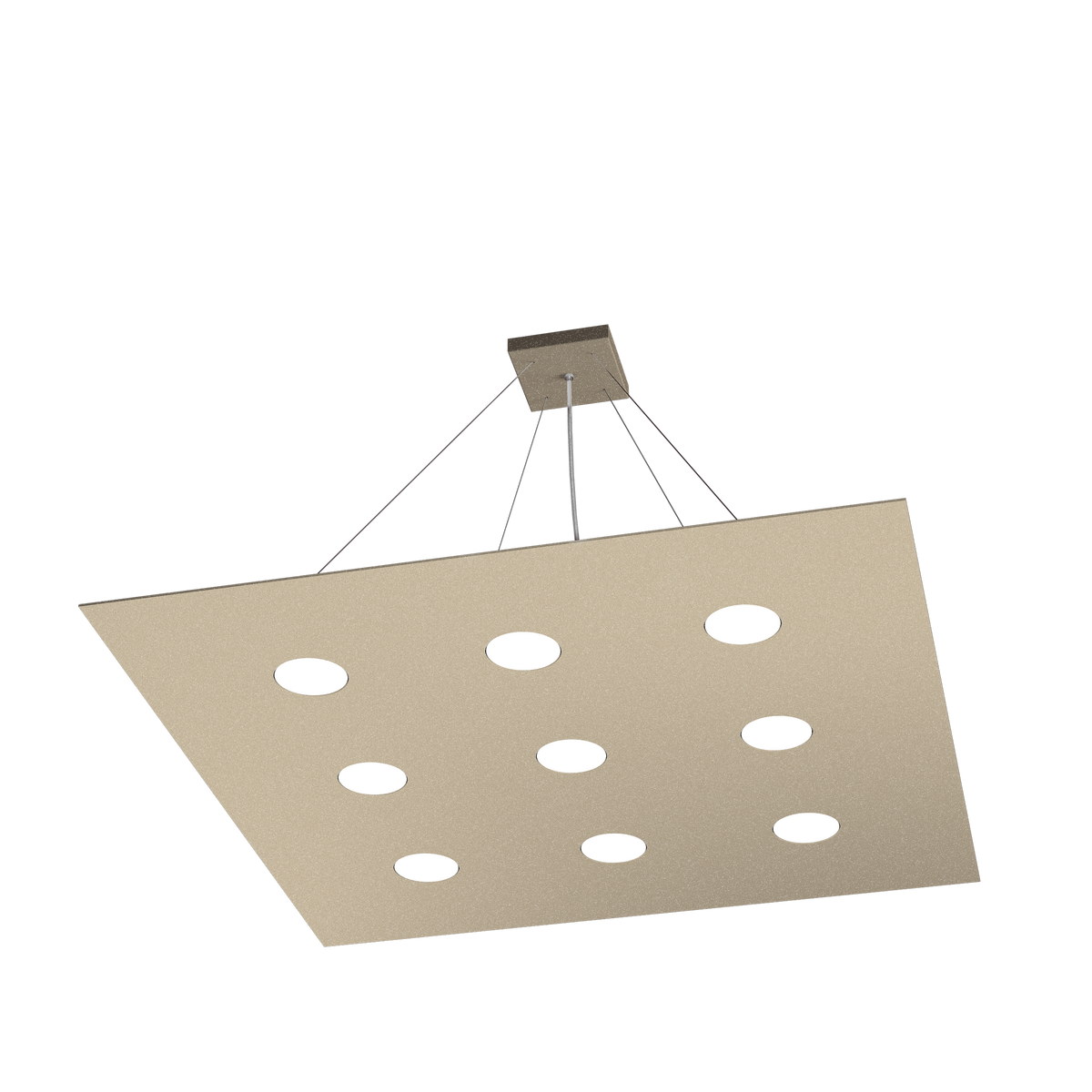 1127/S9-SA AREA SOSPENSIONE 9 LUCI SABBIA