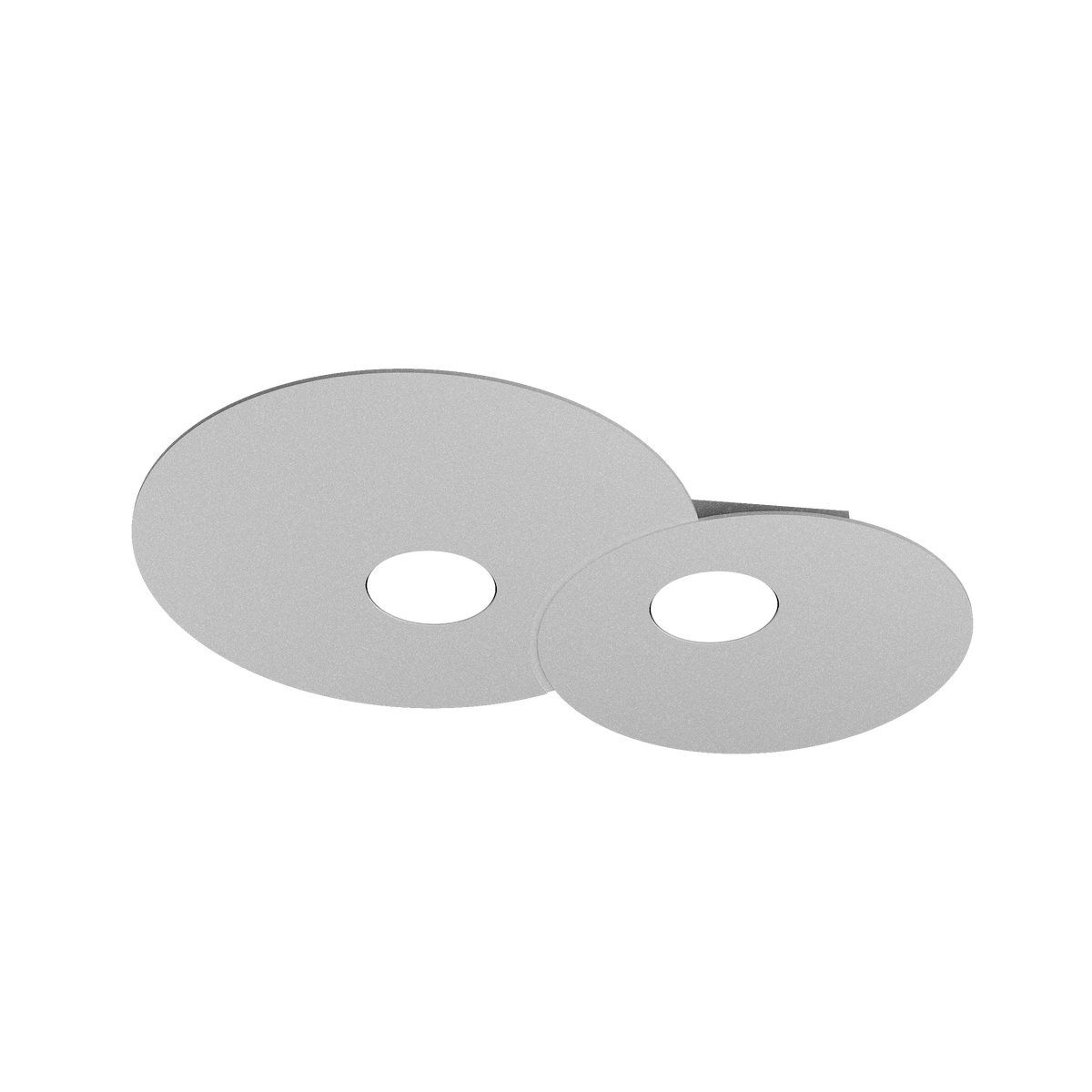 1128/PL2 R-GR CLOUD PLAFONIERA 2 LUCI GRIGIO