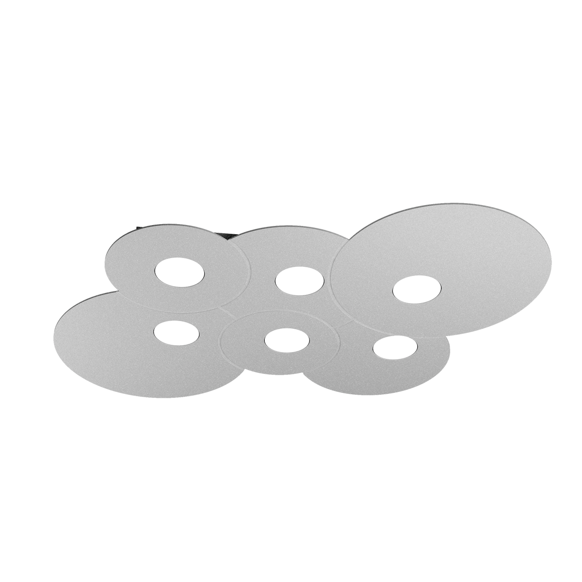 1128/PL6 R-GR CLOUD PLAFONIERA 6 LUCI GRIGIO