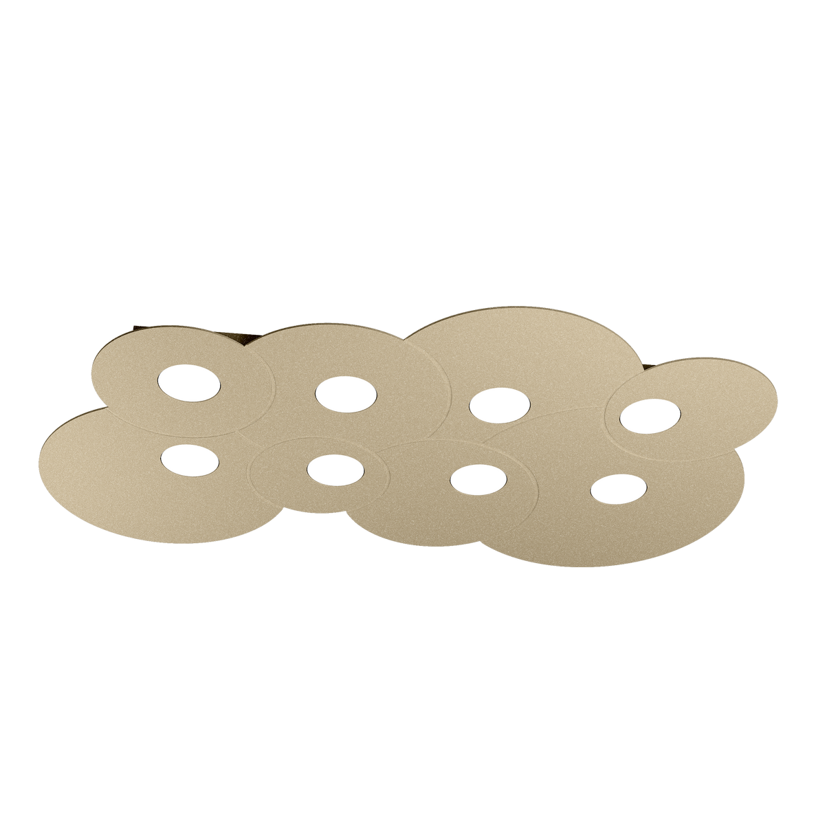 1128/PL8 R-SA CLOUD PLAFONIERA 8 LUCI SABBIA