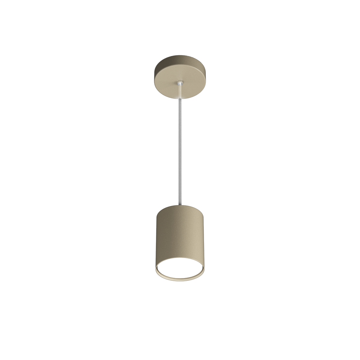 1128/S10-SA CLOUD SOSPENSIONE TUBO H.10 1 LUCE SABBIA