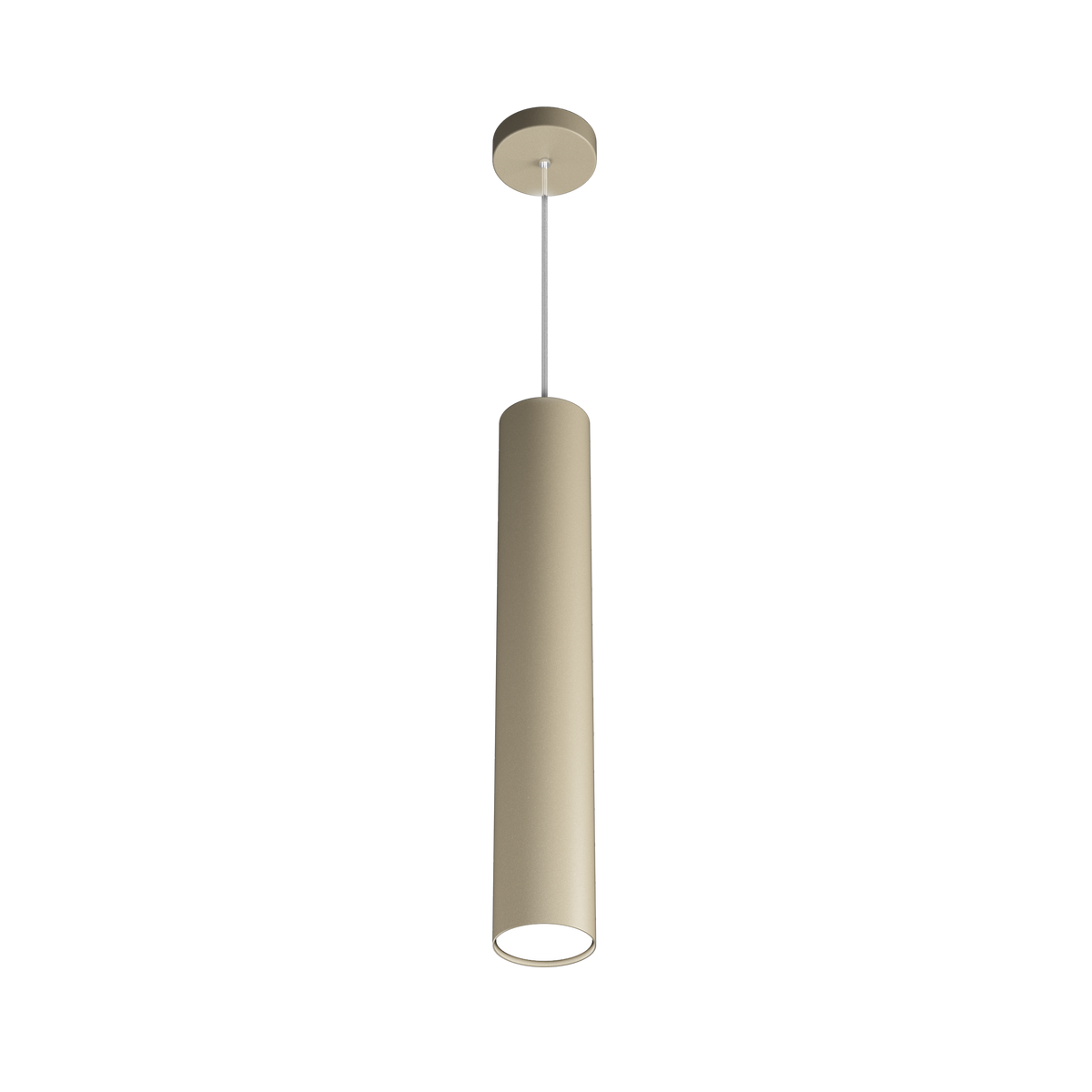 1128/S50-SA CLOUD SOSPENSIONE TUBO H.50 1 LUCE SABBIA