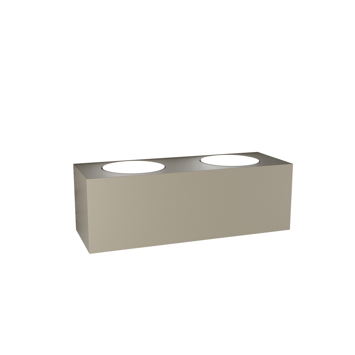 1129/A4-SA PLATE APPLIQUE 4 LUCI BIEMISSIONE SABBIA