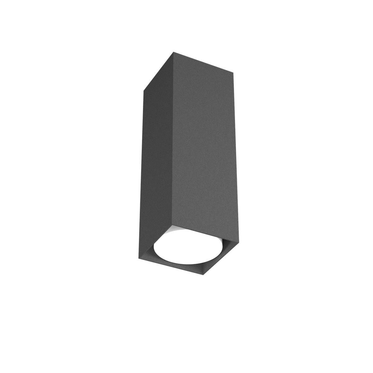 1129/PL25-GA PLATE PLAFONIERA TUBO H.25 1 LUCE GRIGIO ANTRACITE