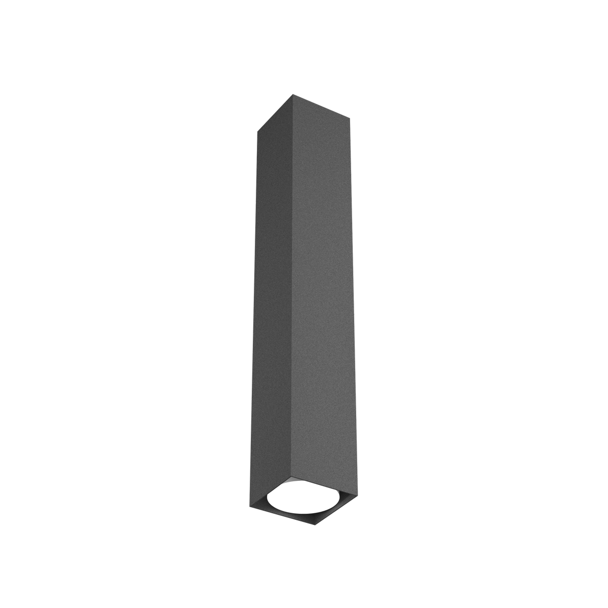 1129/PL50-GA PLATE PLAFONIERA TUBO H.50 1 LUCE GRIGIO ANTRACITE
