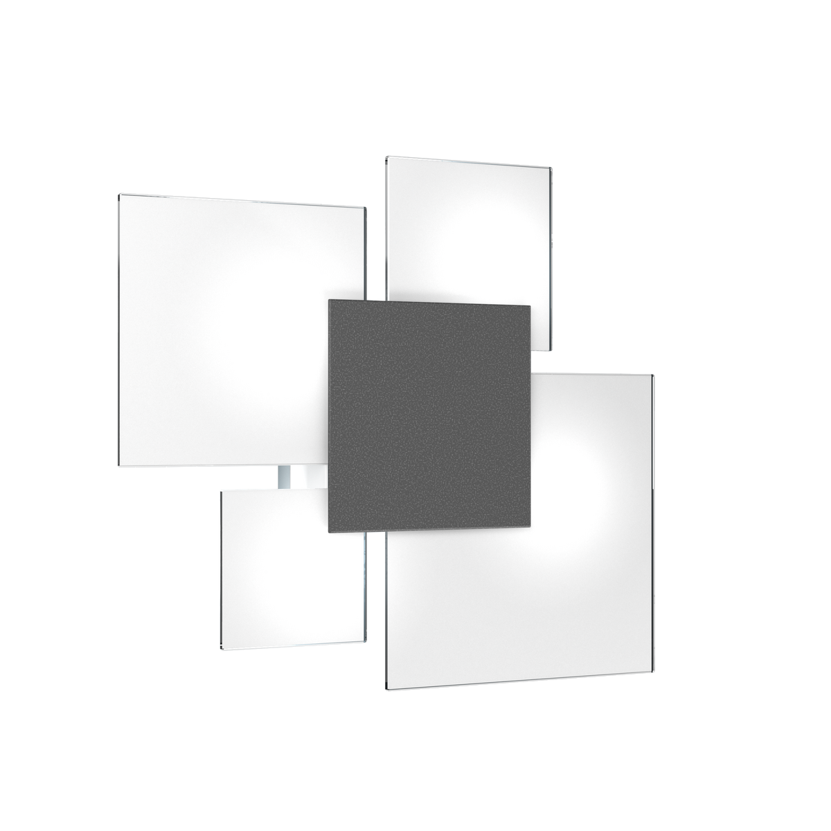 1148/45-GA UPGRADE/45 APPLIQUE/PLAFONIERA 4 LUCI GRIGIO ANTRACITE