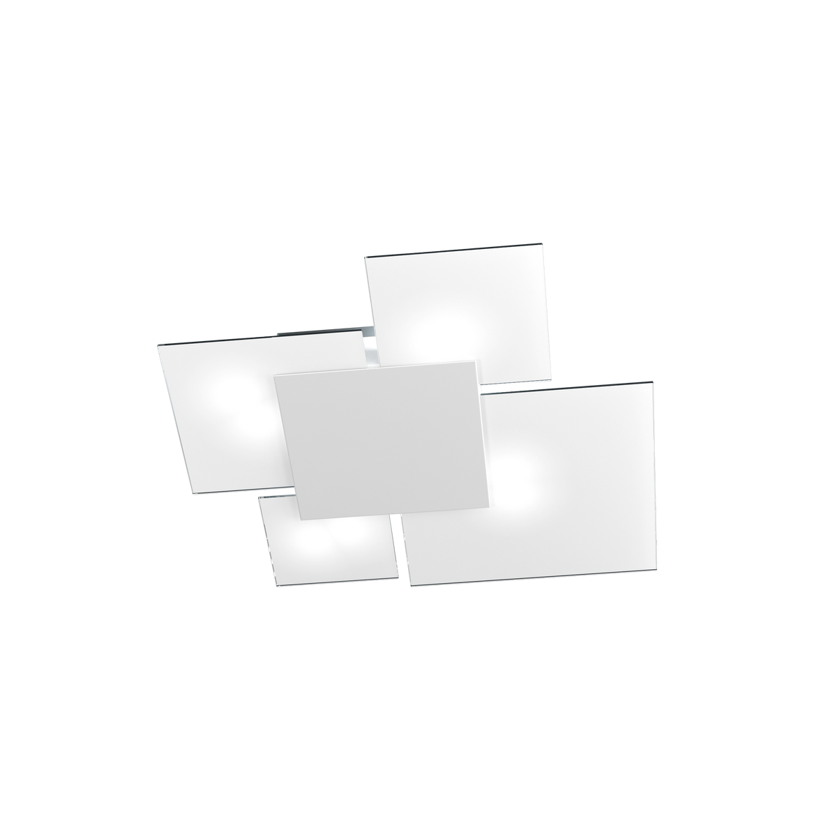 1148/70-BI UPGRADE/70 APPLIQUE/PLAFONIERA 4 LUCI BIANCO