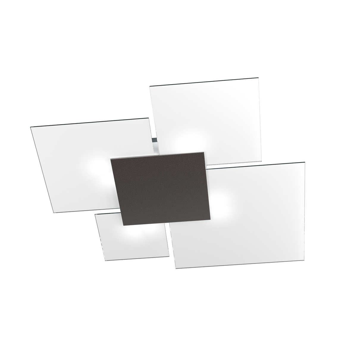 1148/90-MA UPGRADE/90 APPLIQUE/PLAFONIERA 4 LUCI MARRONE