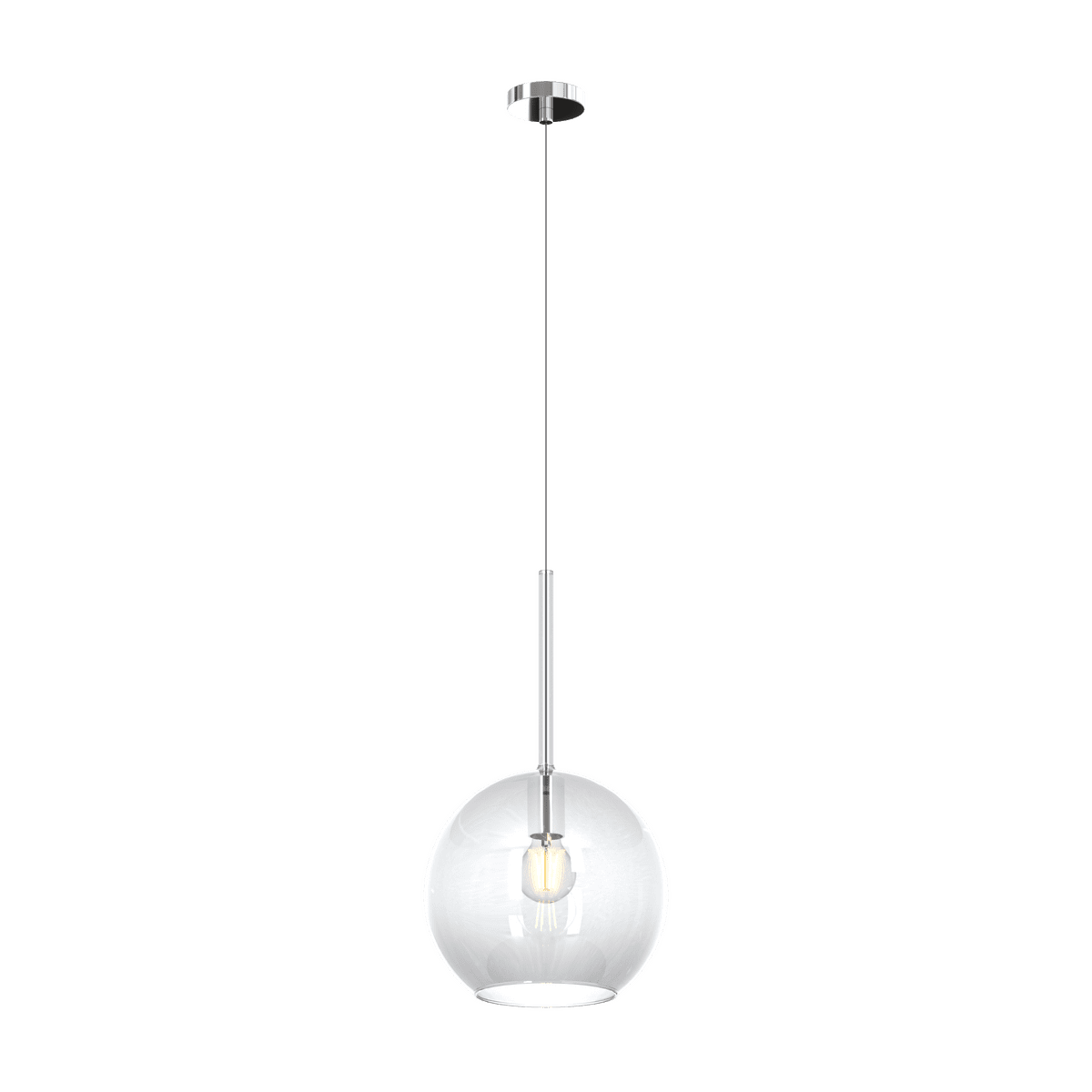 1155CR/SG-TR FUTURE SOSP. CROMO 1 LUCE GRANDE TRASPARENTE