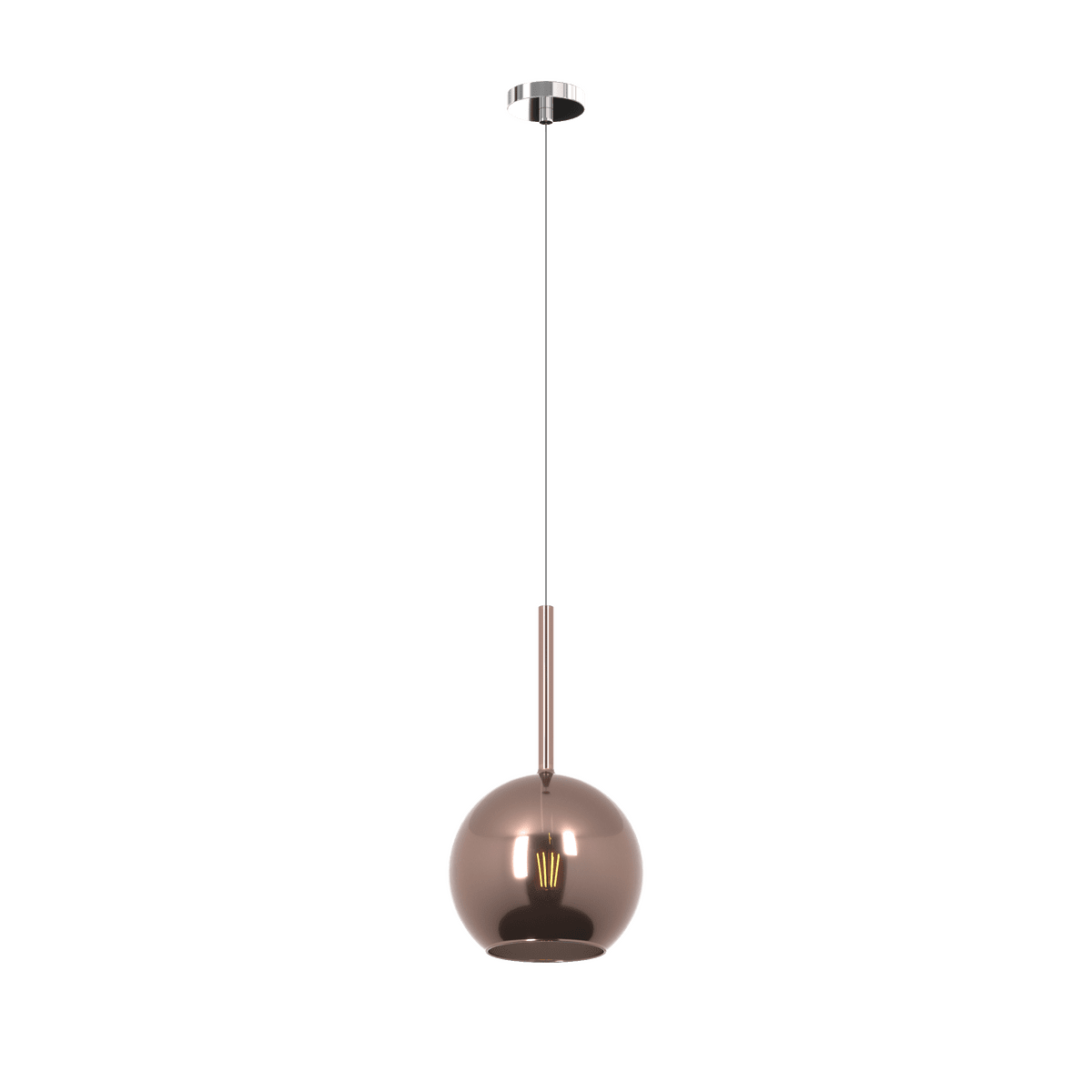 1155CR/SM-RA FUTURE SOSP. CROMO 1 LUCE MEDIA RAME