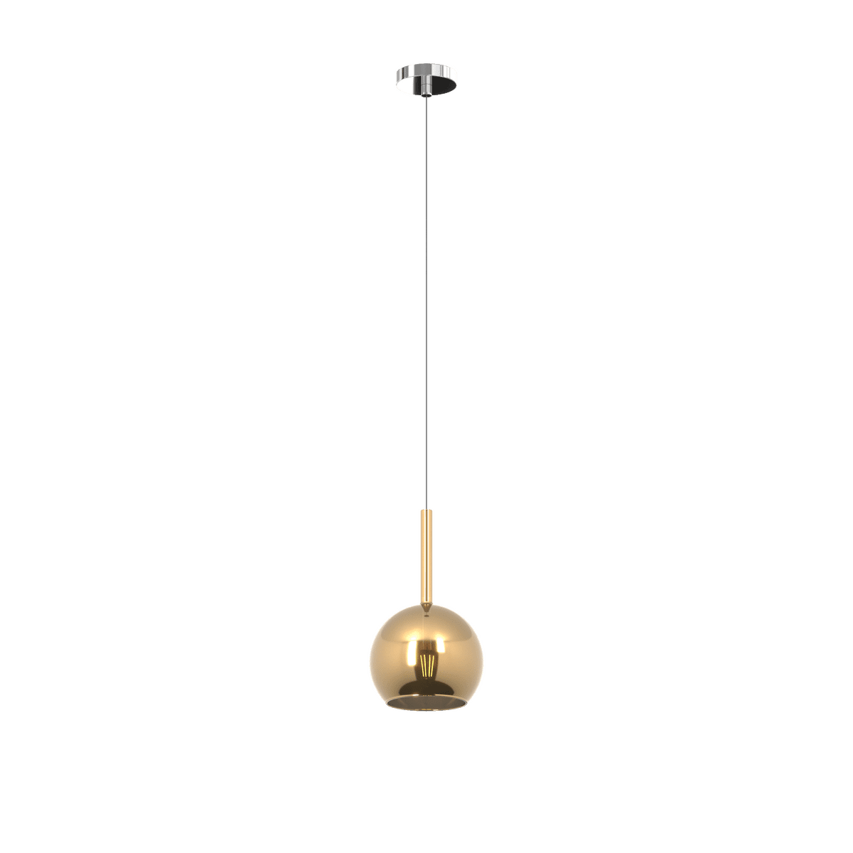 1155CR/SP-OR FUTURE SOSP. CROMO 1 LUCE PICCOLA ORO