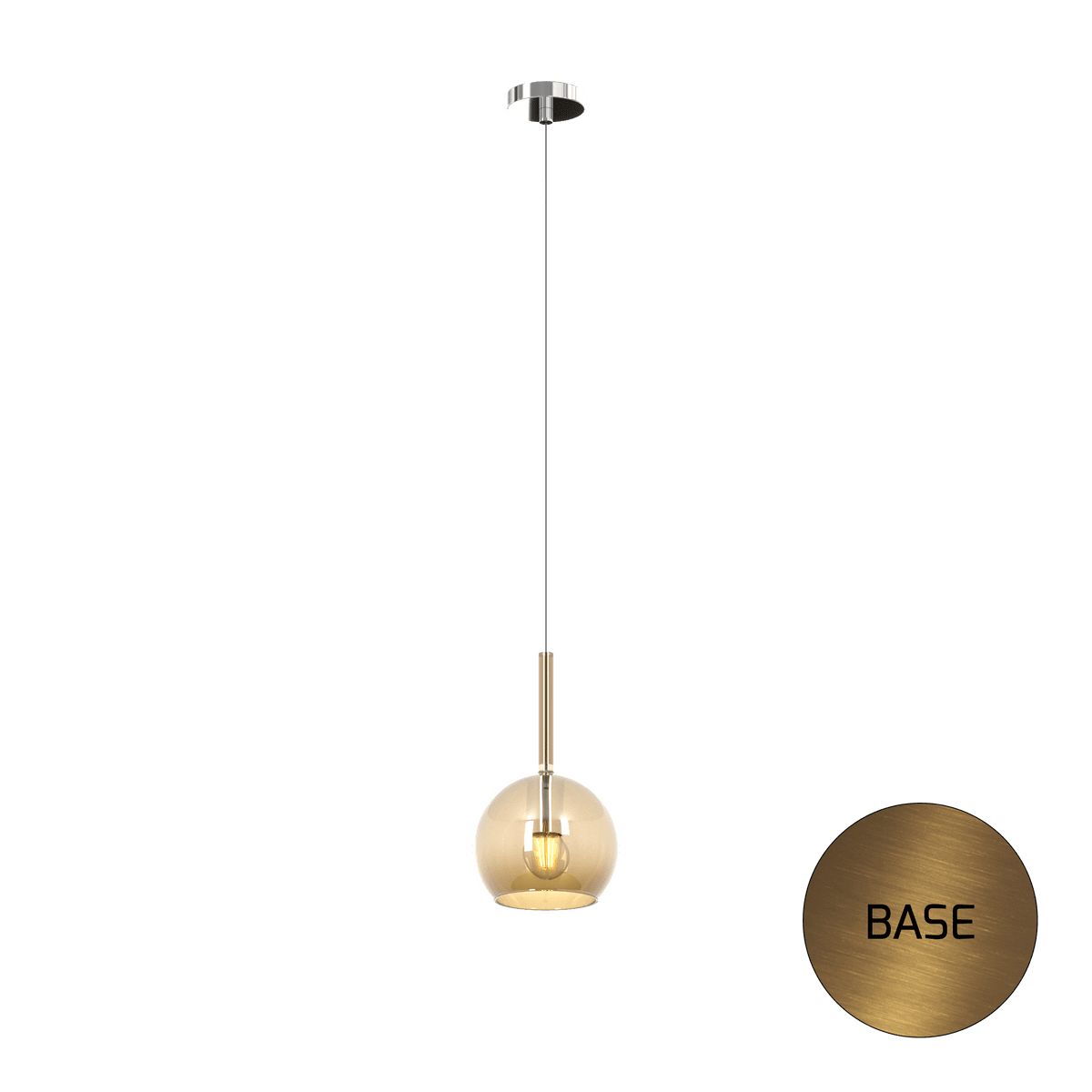1155OS/SP-AM FUTURE SOSP. OTTONE SAT. 1 LUCE PICCOLA AMBRA