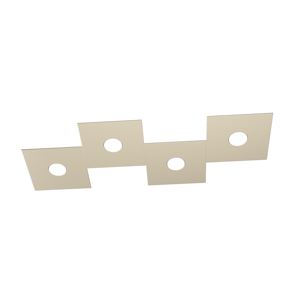 1156/4L-SA ECCENTRIC APPLIQUE/PLAFONIERA 4 LUCI SABBIA