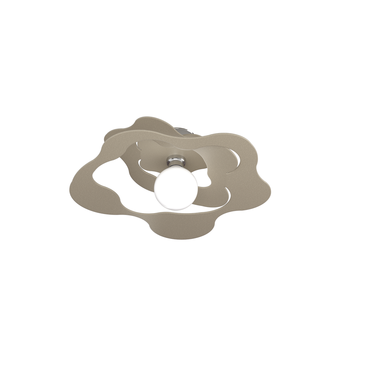 1158/PL50-SA RIPPLES PLAFONIERA D.50 CM. 1 LUCE SABBIA