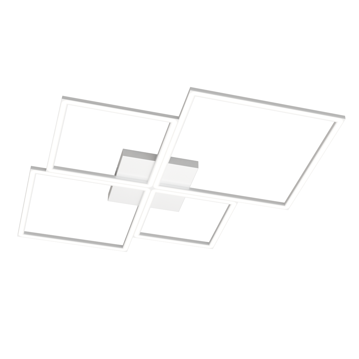 1162/90-BI FOUR SQUARES APPLIQUE/PLAFONIERA 90 CM. BIANCO