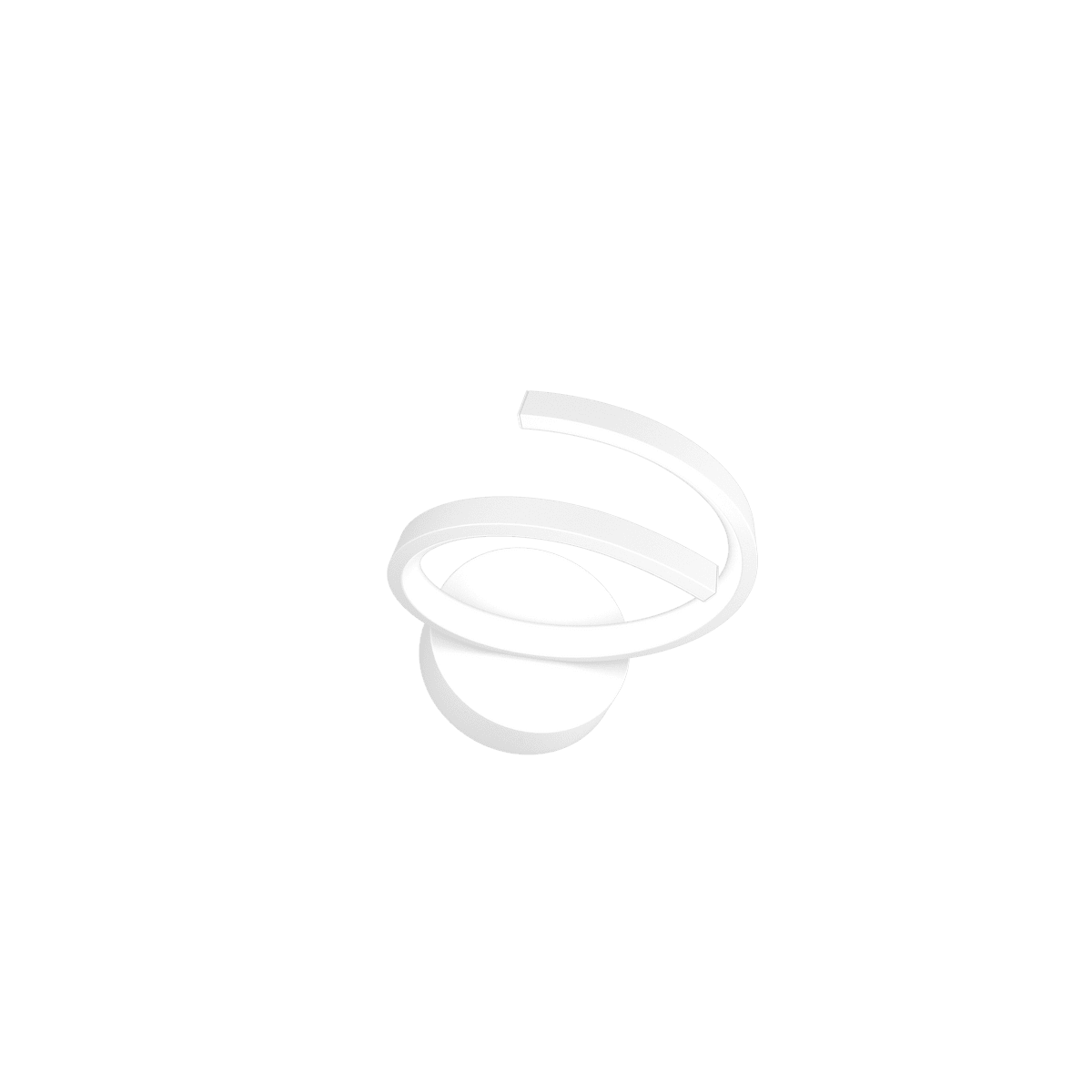 1163/A-BI TORNADO APPLIQUE ROUND BIANCO