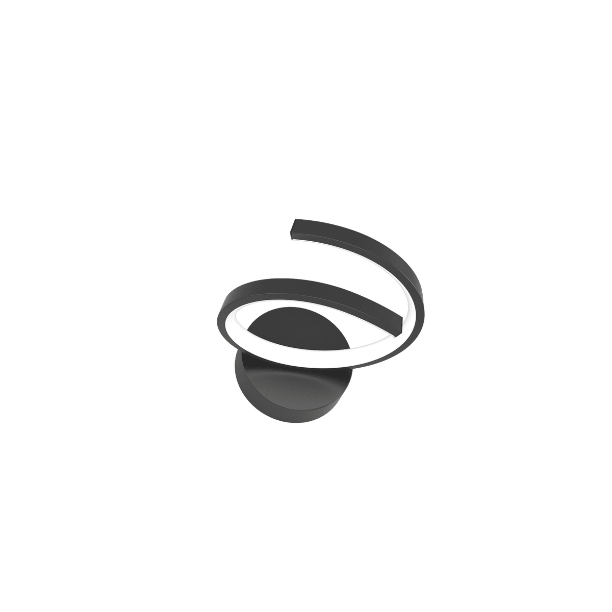 1163/A-NE TORNADO APPLIQUE ROUND NERO