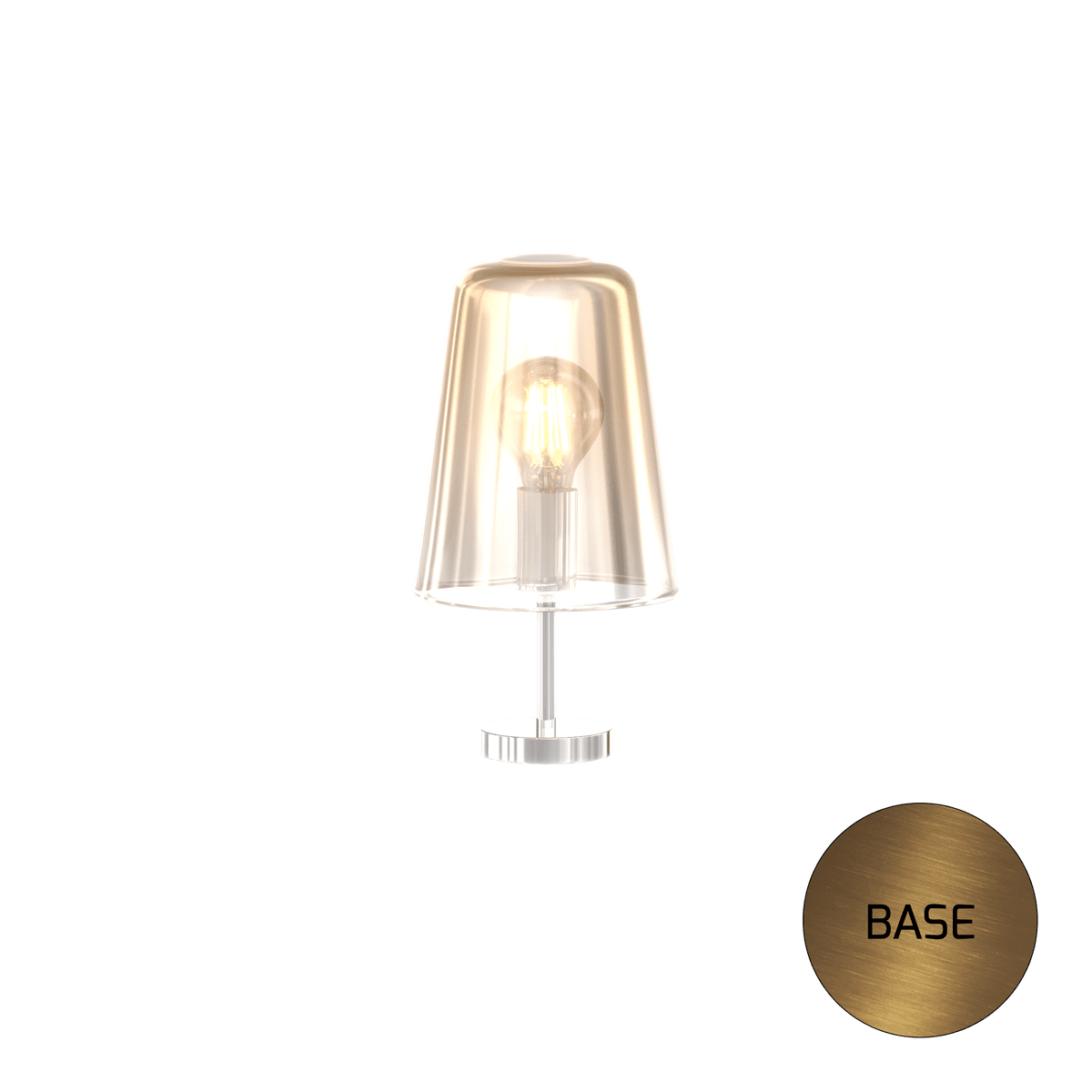 1164OS/PT-AM SHADED PORTATILE OTTONE SAT. 1 LUCE AMBRA