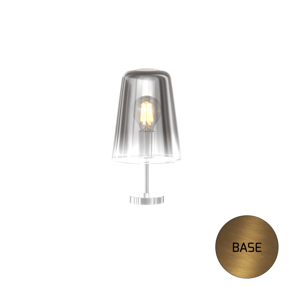 1164OS/PT-CR SHADED PORTATILE OTTONE SAT. 1 LUCE CROMO
