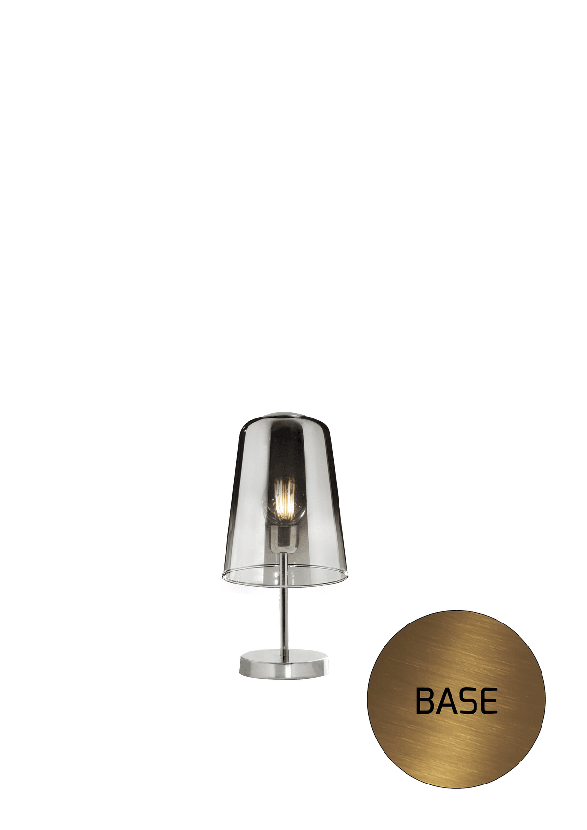 1164OS/PT-CR SHADED PORTATILE OTTONE SAT. 1 LUCE CROMO