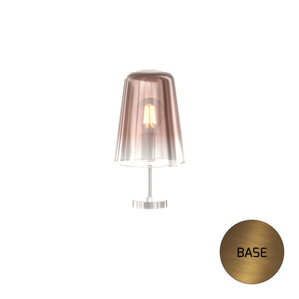 1164OS/PT-RA SHADED PORTATILE OTTONE SAT. 1 LUCE RAME