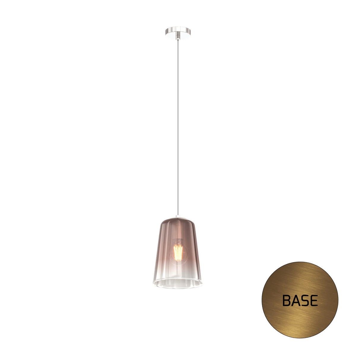 1164OS/S1-RA SHADED SOSP. OTTONE SAT. 1 LUCE RAME