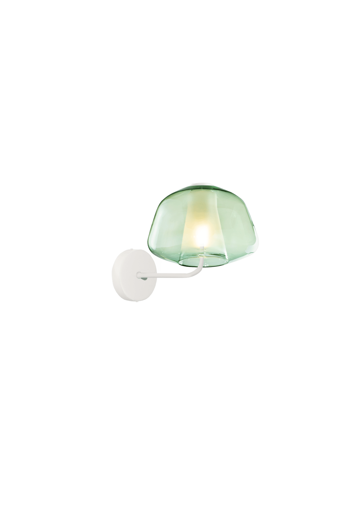 1176BI/A ALPHA-VE DOUBLE SKIN APPLIQUE BIANCO VETRO ALPHA VERDE