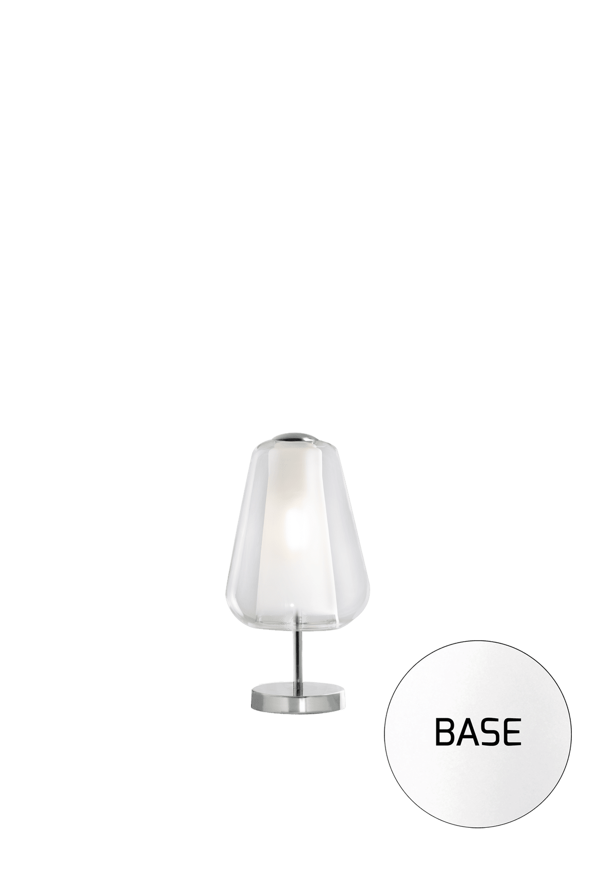 1176BI/P GAMMA-TR DOUBLE SKIN PORTATILE BIANCO VETRO GAMMA TRASPARENTE
