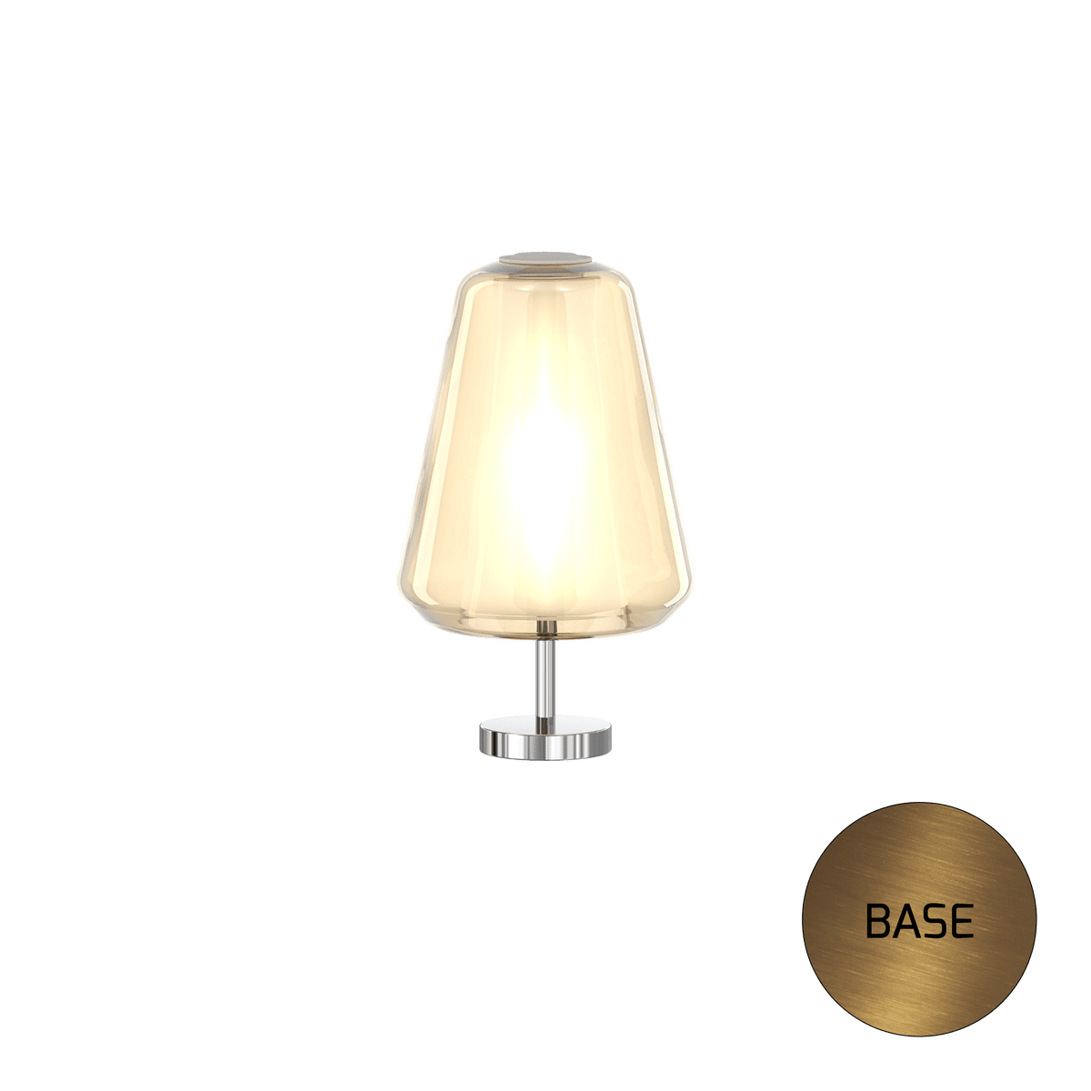 1176OS/P GAMMA-AM DOUBLE SKIN PORTATILE OTTONE SAT. VETRO GAMMA AMBRA