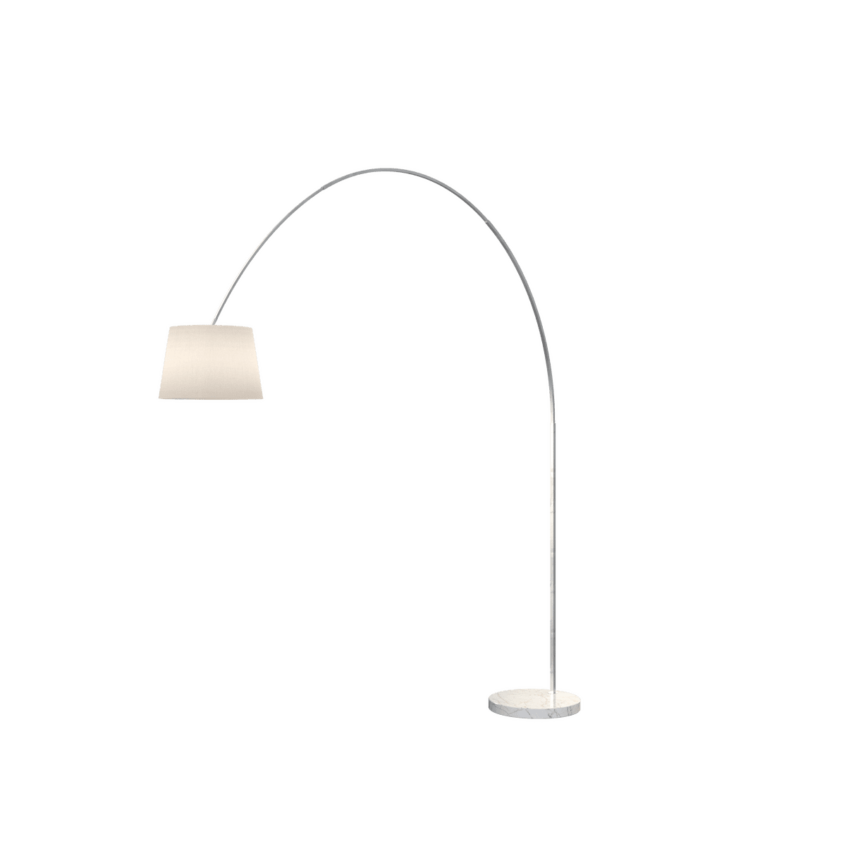 1187/B3-COB TURNING PIANTANA 1187 TUBO CURVO - BASE PIANA BIANCO - DIFFUSORE CONICO BIANCO