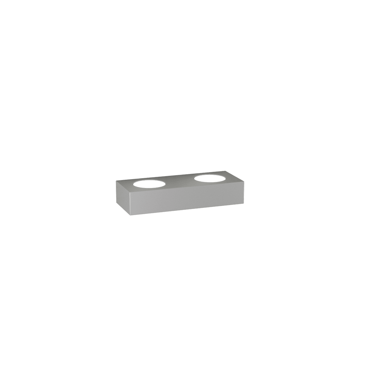 BEASIDE APPLIQUE 3 LUCI BIEMISSIONE GRIGIO